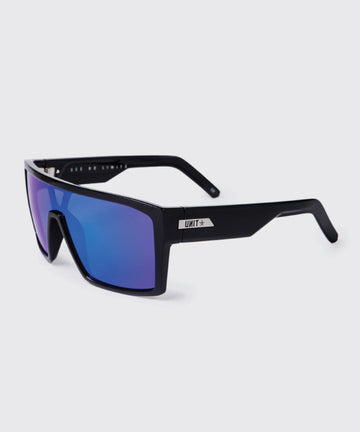Unit Command Sunglasses - Black / Blue Polarised